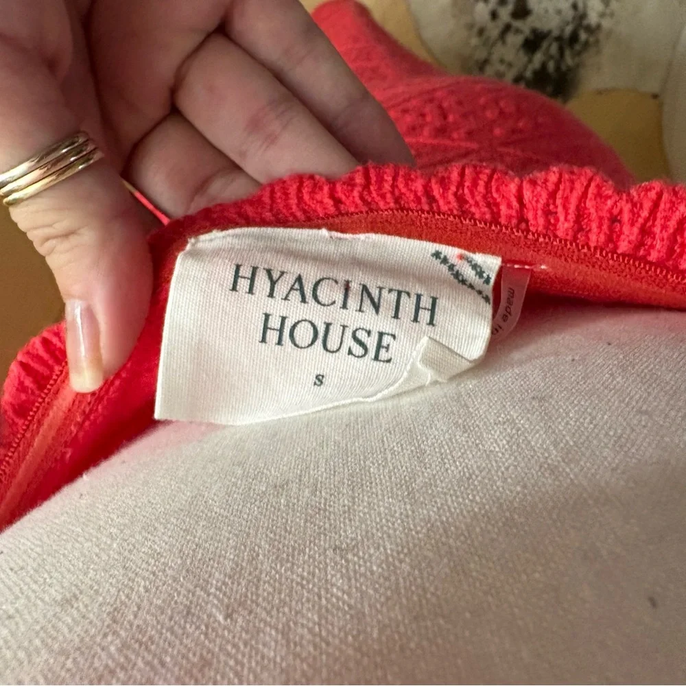 TUCKERNUCK Hyacinth House Watermelon Knit Hollis Halter Dress Size Small - Picture 7 of 9